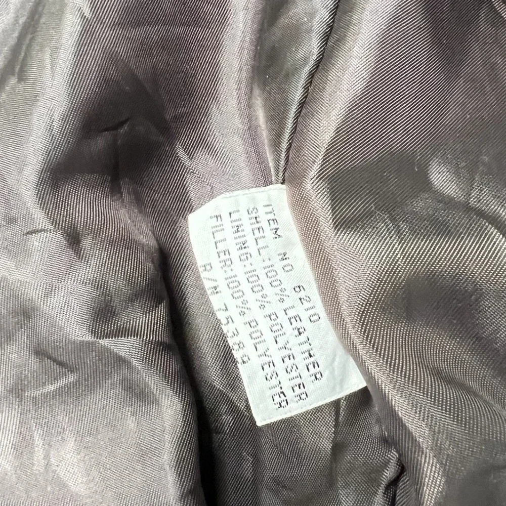 Context Leather Bomber Jacket Mens Large Brown Distressed Aviator Flight E2